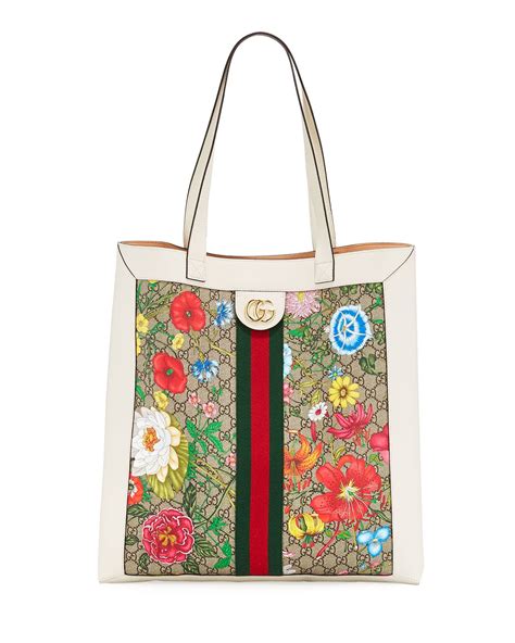 gucci ophidia flora shoulder bag|Gucci ophidia large tote bag.